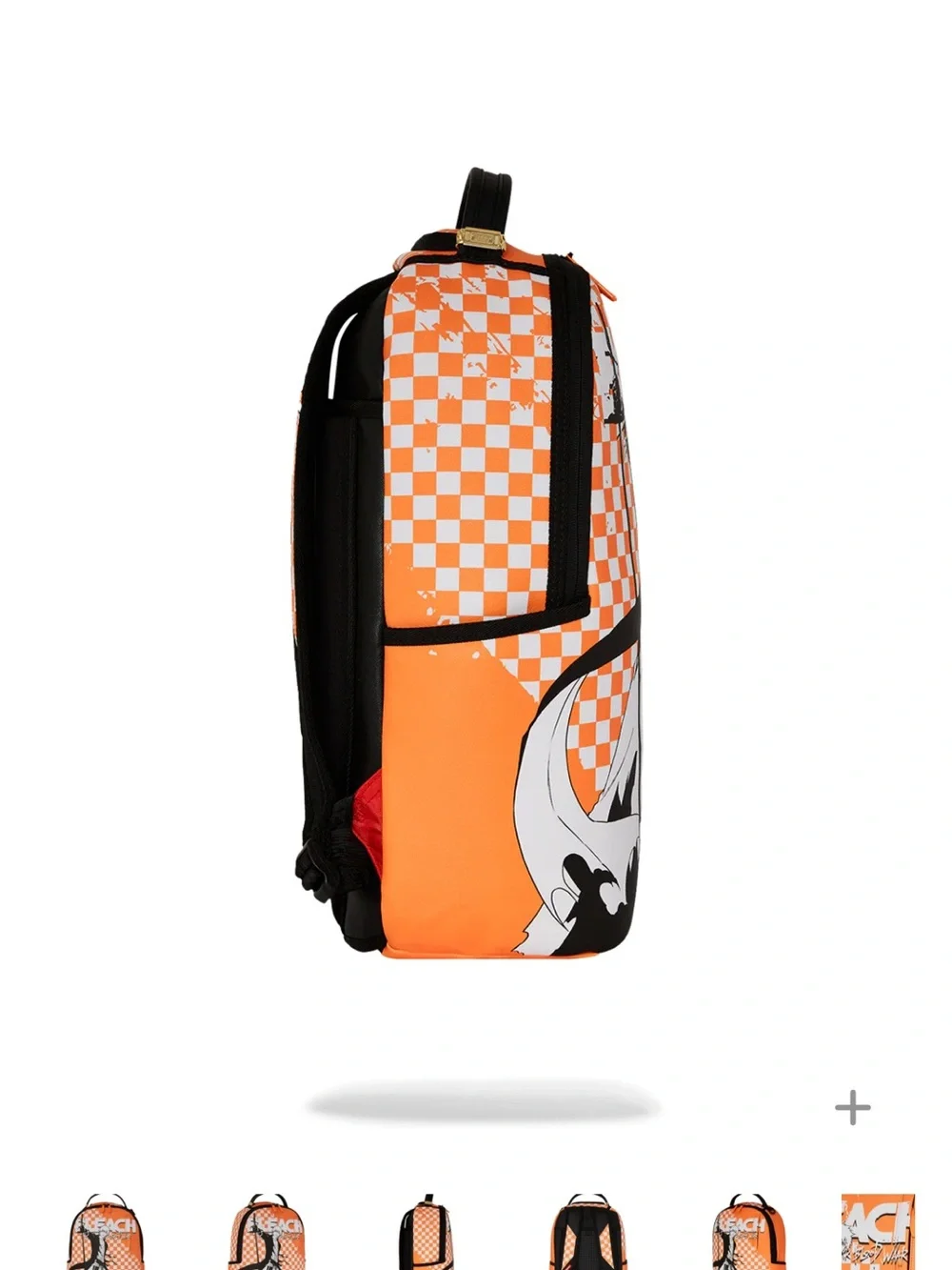Sprayground Orange & Black Bleach Graphic Backpack (FIRM PRICE)
